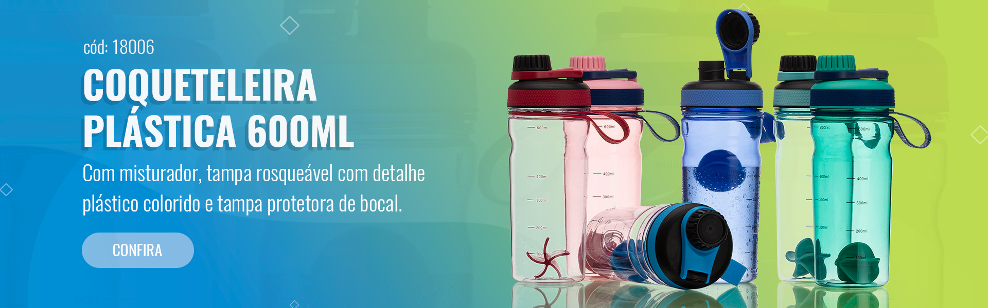 COQUETELEIRA PLÁSTICA